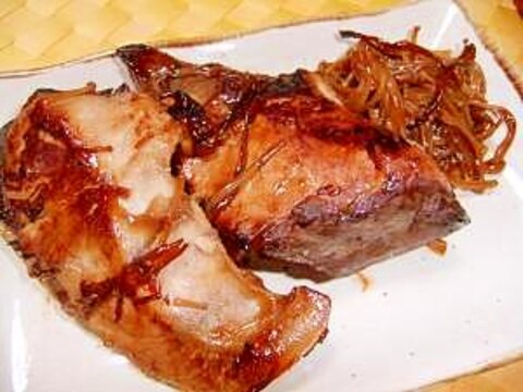 フライパンDEぶりの照り焼き